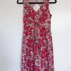 Pink floral Forever 21 dress